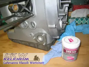Glasperlgestrahlter BMW R100RS Rumpfmotor, teilweise mit Ambassador EMR fein bearbeitet Glasperlgestrahlter BMW R100RS Rumpfmotor, teilweise mit Ambassador EMR fein bearbeitet