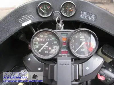 BMW R100RS, Cockpit mit Navi-Halter BMW R100RS, Cockpit mit Navi-Halter