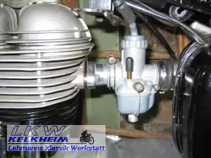 BMW R26 mit R50/5 Vergaser BMW R26 mit R50/5 Vergaser