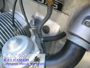 BMW R75/5 Benzinschläuche erneuert BMW R75/5 Benzinschläuche erneuert