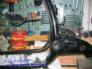 BMW R90S Rahmen - Bereich unterer Heckrahmen BMW R90S Rahmen - Bereich unterer Heckrahmen