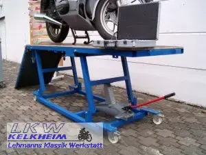 Hebebühne von Patrik Haßler Die Motorrad-Hebebühne von Patrik Haßler