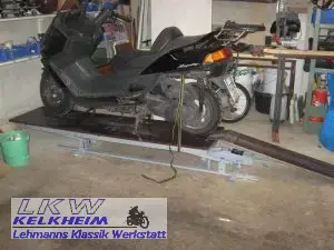 Hebebühne von Uwe Litschko Die Motorrad-Hebebühne von Uwe Litschko