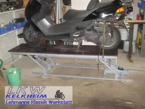 Hebebühne von Uwe Litschko Die Motorrad-Hebebühne von Uwe Litschko